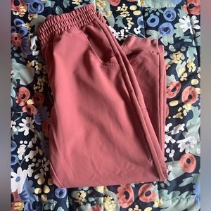 Figs Mauve High Waisted Zamora Joggers